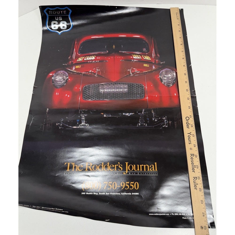The Rodder's Journal 2006 Poster Hot Rod And Custom‎ Show #10 Doble Face 25x18